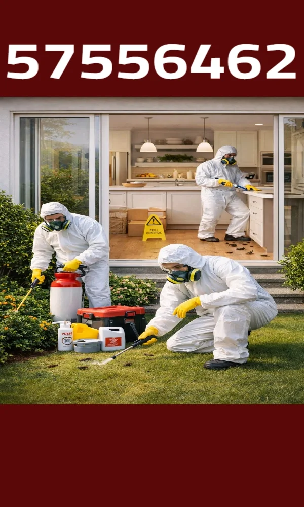 شركة مكافحة حشرات وقوارض معتمدة